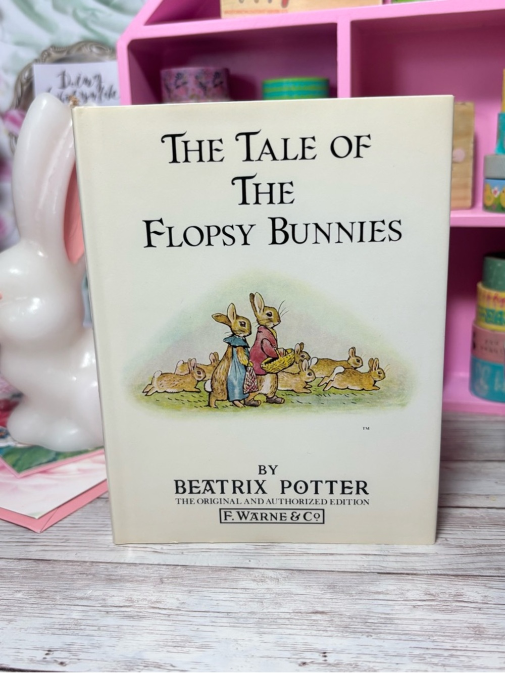 Vintage 1985 The Tale Of The Flopsy Bunnies By Beatrix Potter Hardcover Book DJ